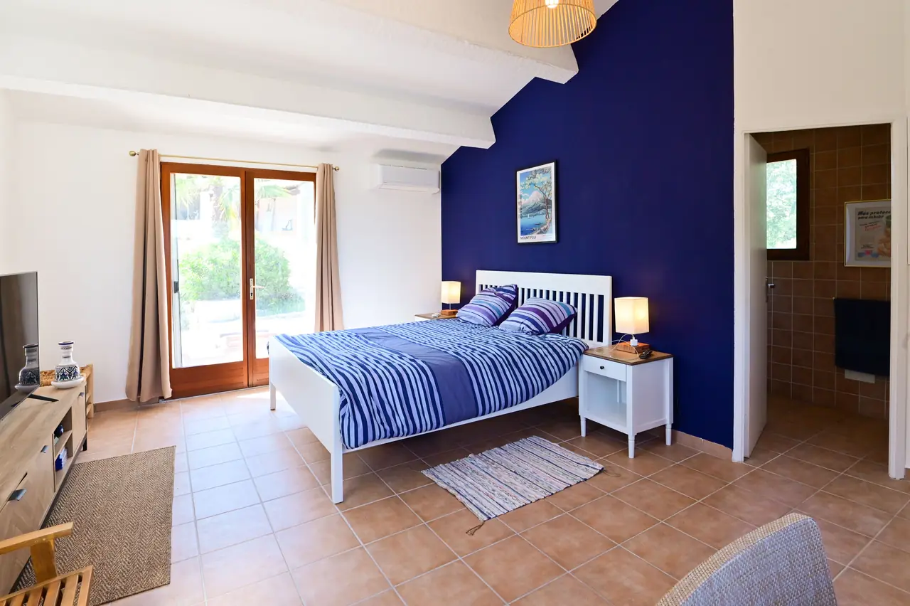 La suite parentale bleue du Domaine de l'Issole