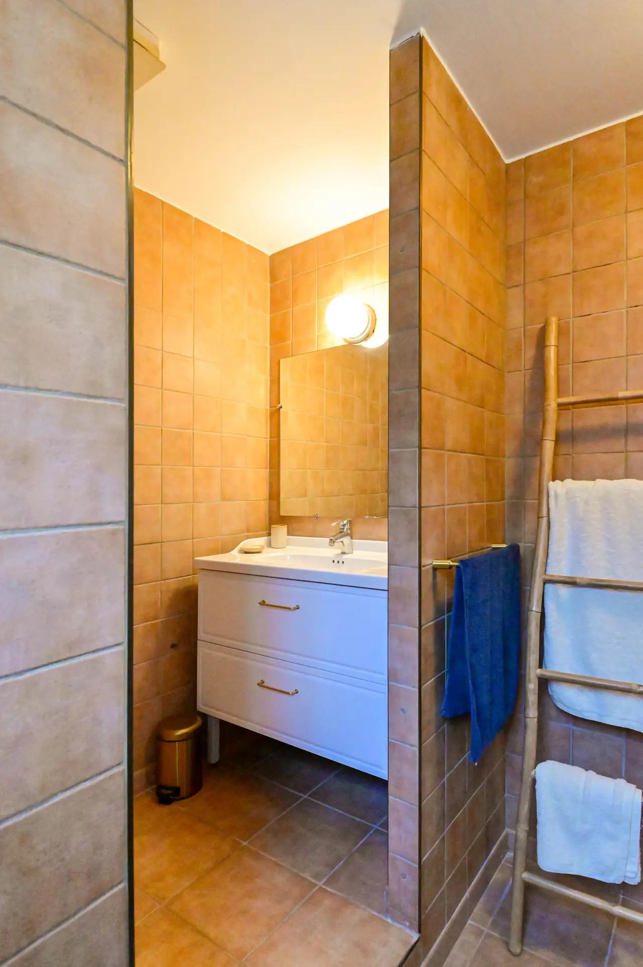 The Ochre Suite shower room