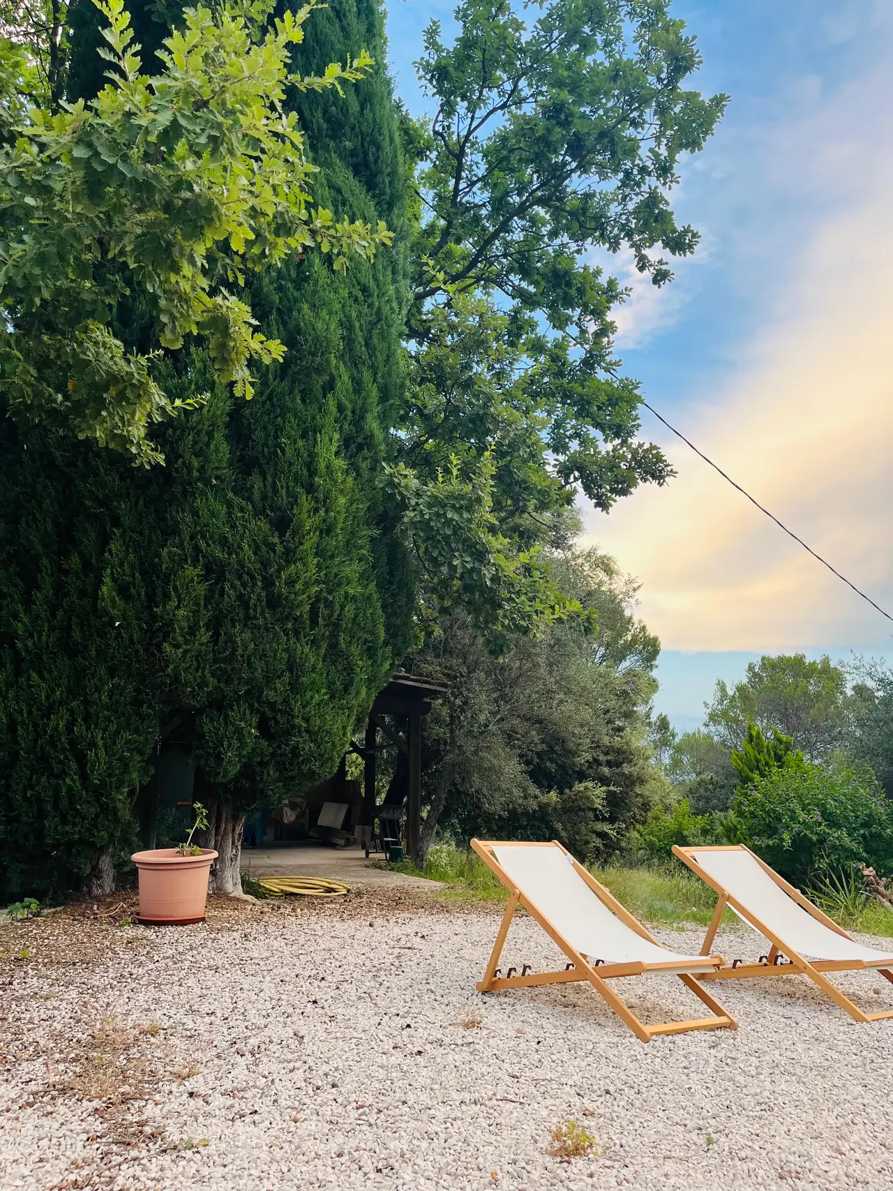 La fin de journée au domaine